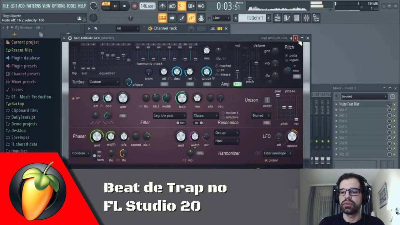 Beat no FL Studio 20 - Projeto para Download no FL Studio 20