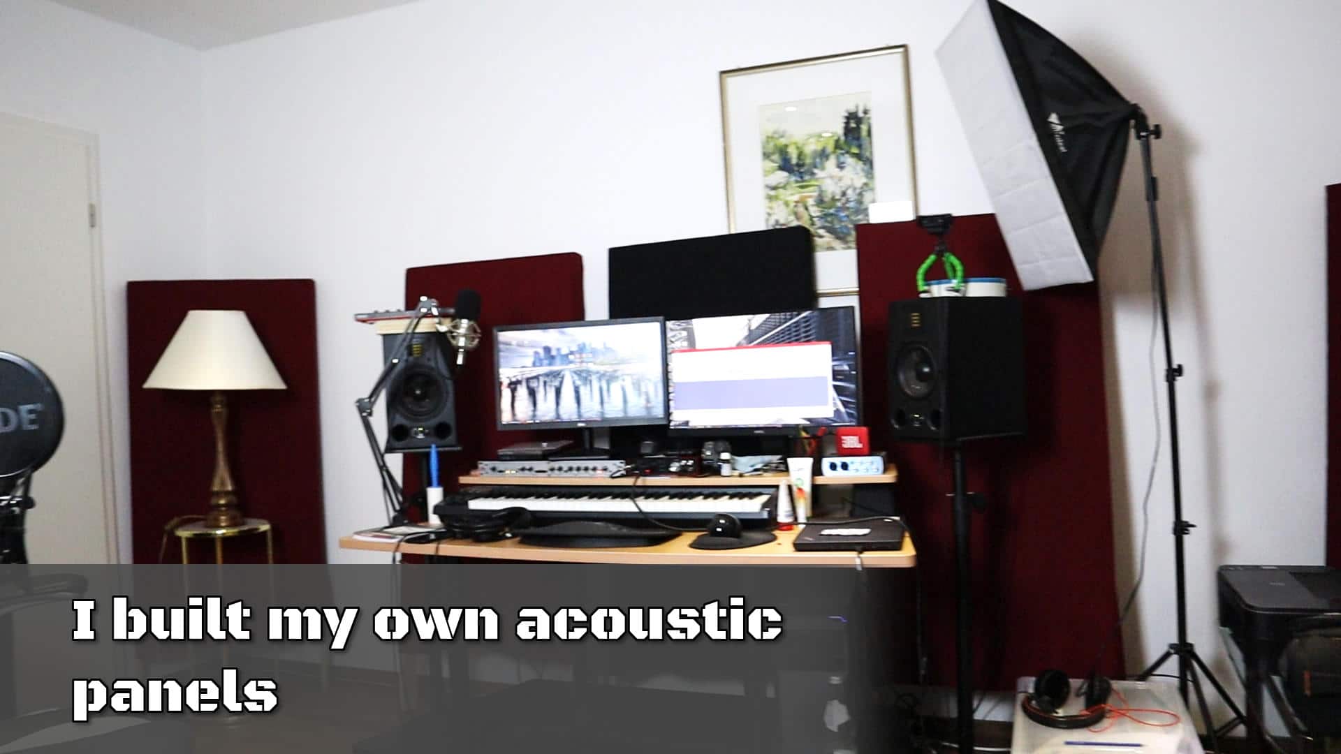I built my own acoustic panels - Daily Beats